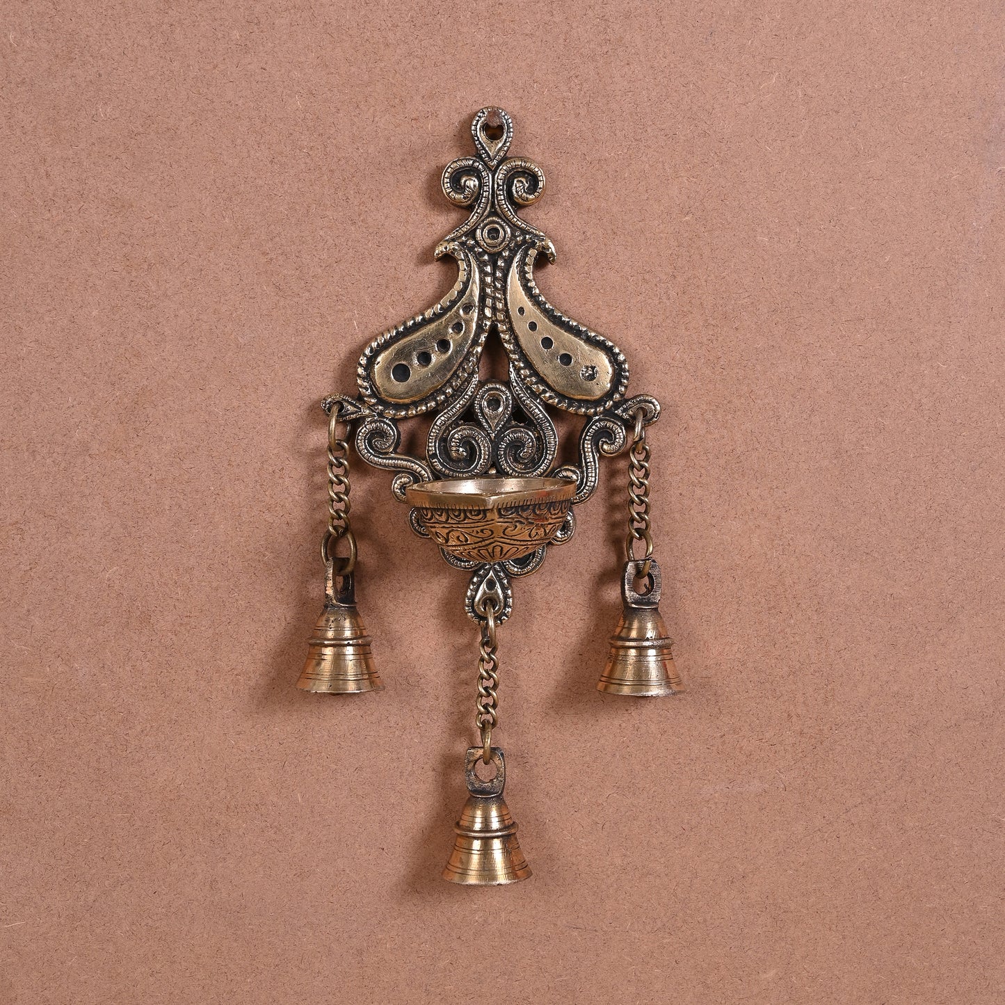 Brass Wall Haging Diya (10")