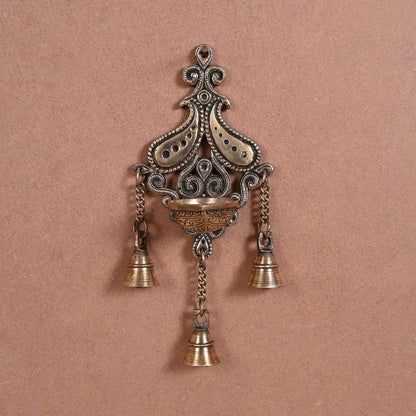 Brass Wall Haging Diya (10")