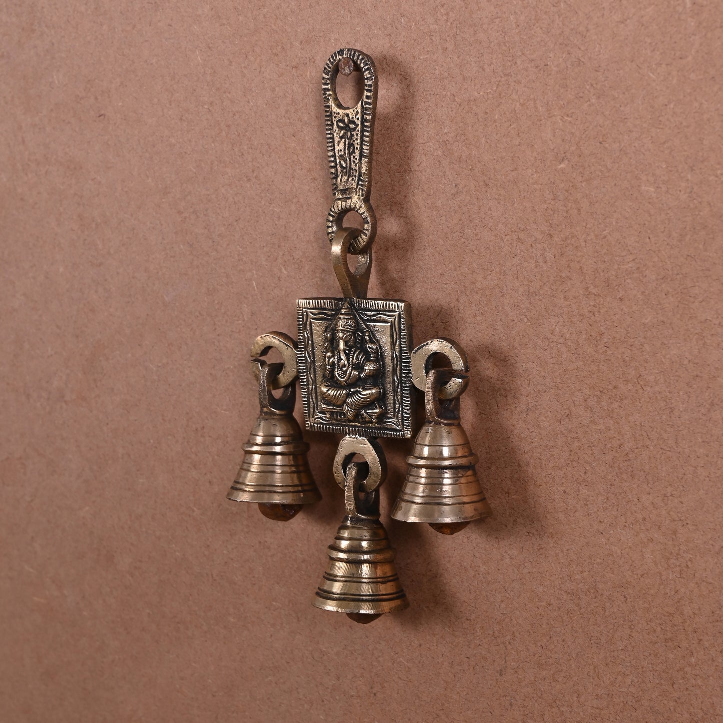 Brass Wall Hanging 'Labh' ( 7" )