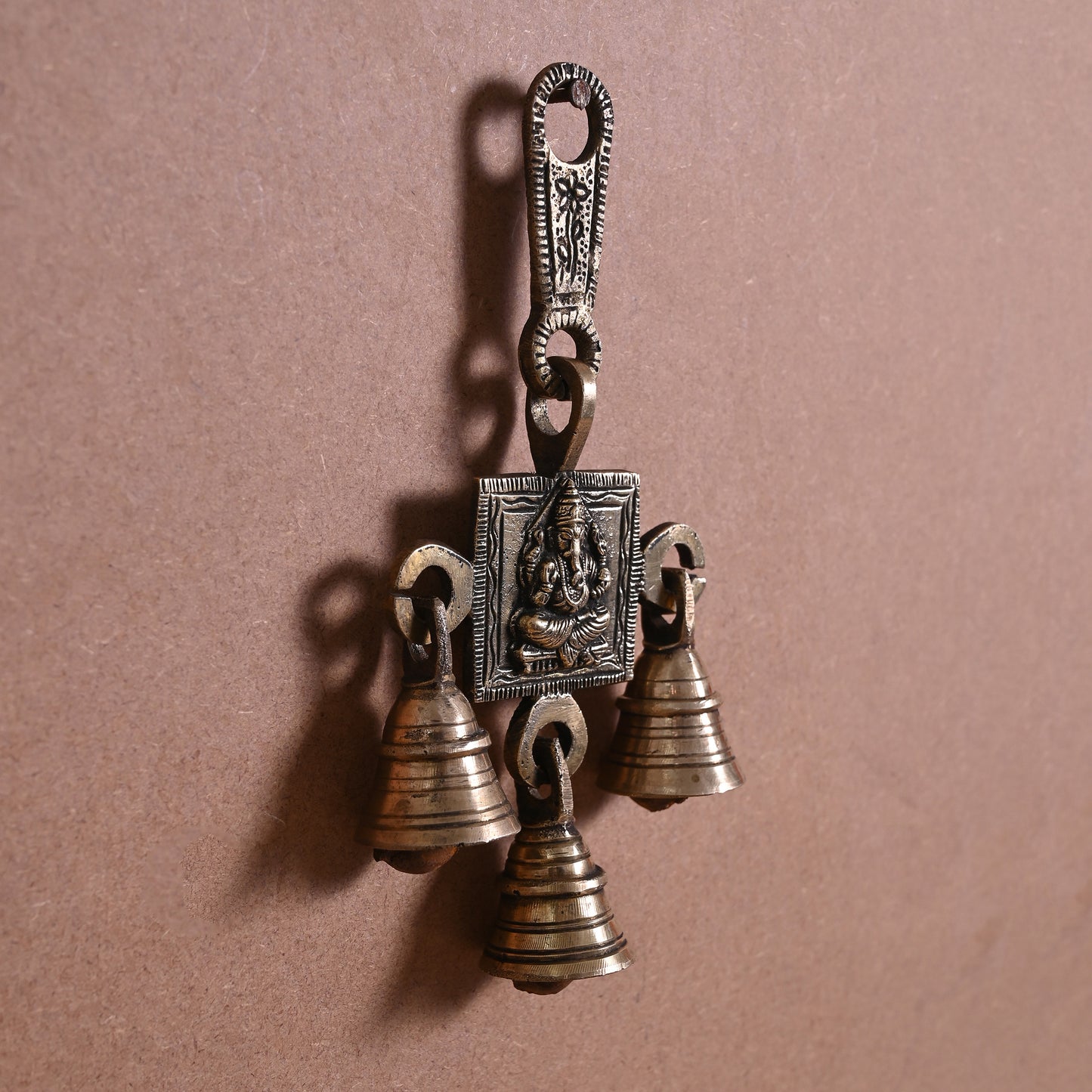 Brass Wall Hanging 'Labh' ( 7" )