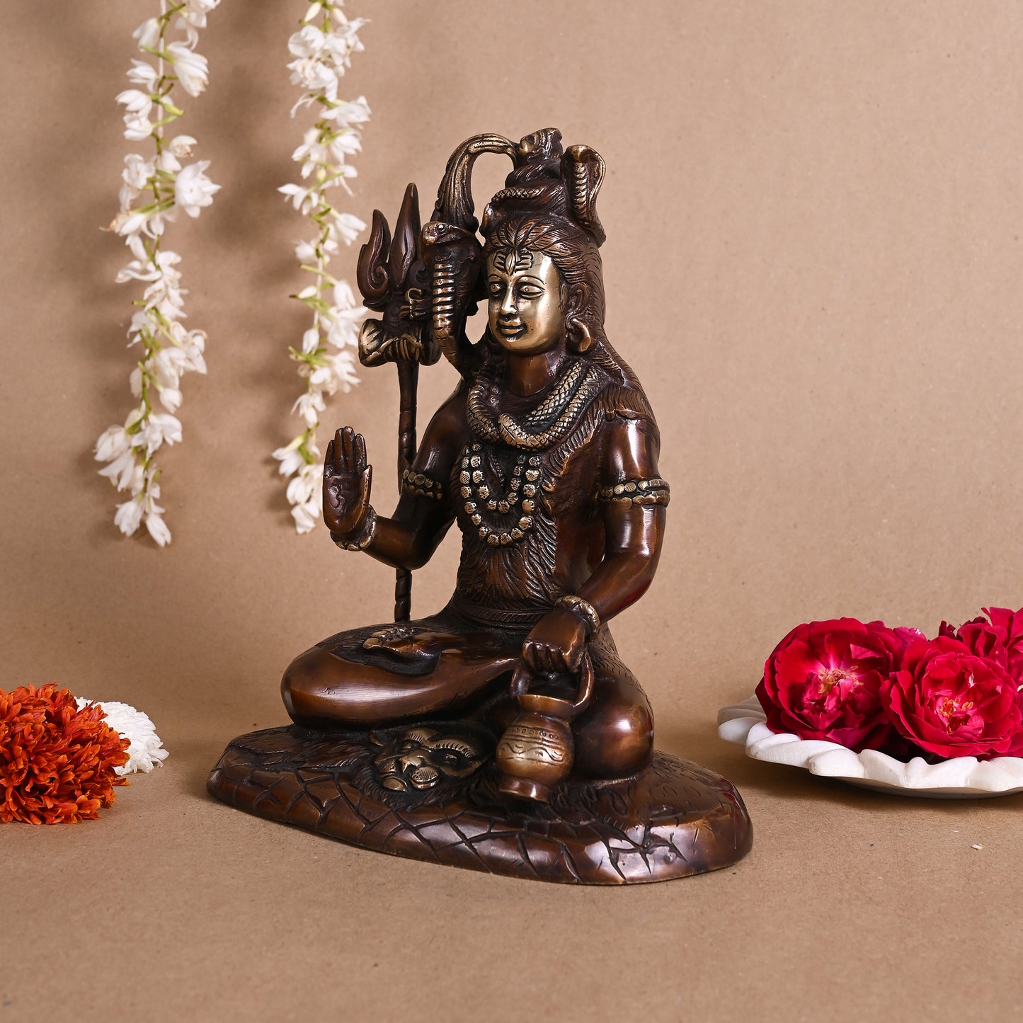 Brass Shiva Statue ( 10" )