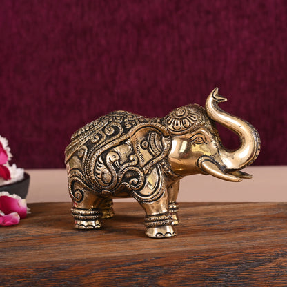 Brass Decorative Elephant (4")