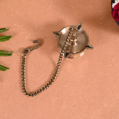 Brass Hanging Diya ( 2.5" )