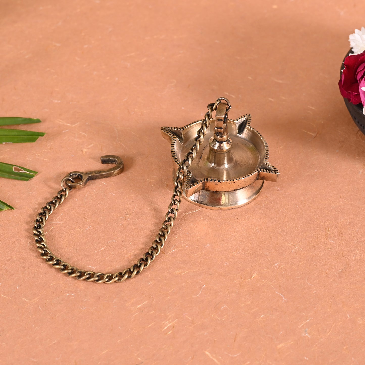 Brass Hanging Diya ( 2.5" )