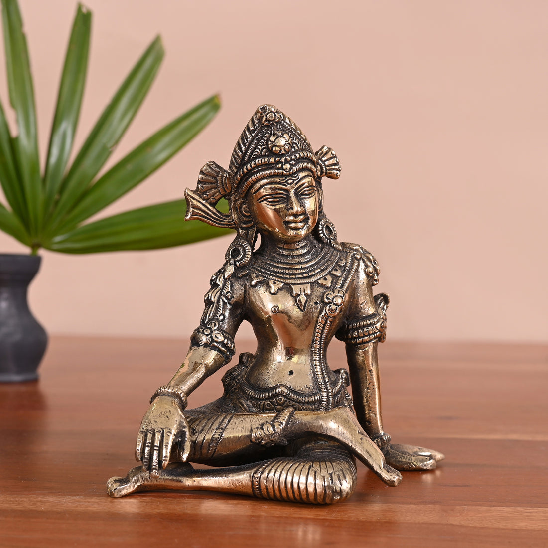 Brass Indra Dev ( 6" )