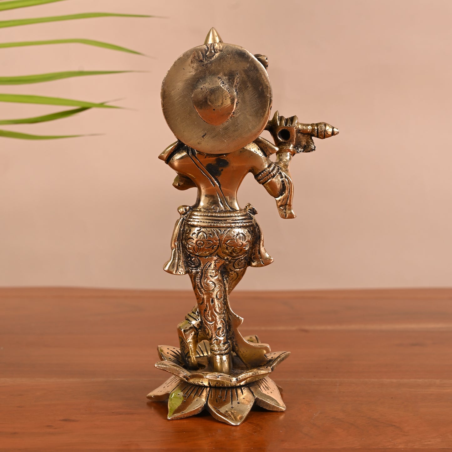 Brass Pooja Vishnu/Dhanvantri ( 10" )