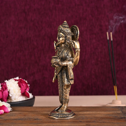 Brass Dhanvantari God Of Ayurveda ( 7.5" )