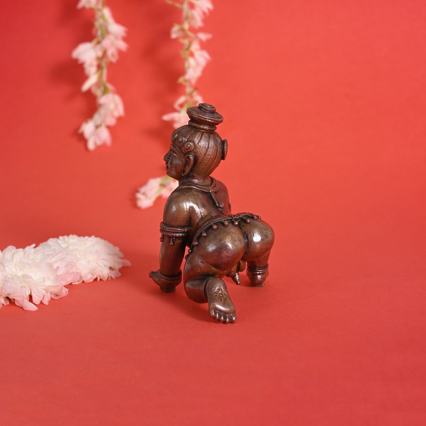 Copper Bal Krishna Idol (4")