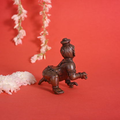 Copper Bal Krishna Idol (4")