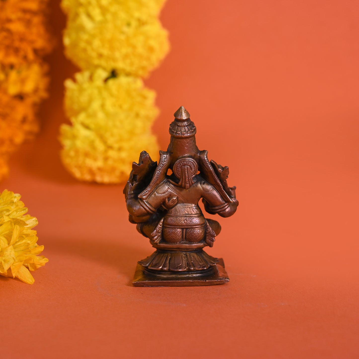 Copper Lakshmi Narayan Idol ( 4" )