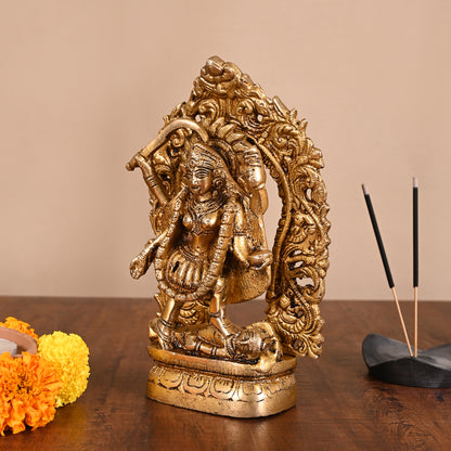 Brass Godess Kali ( 7.5" )