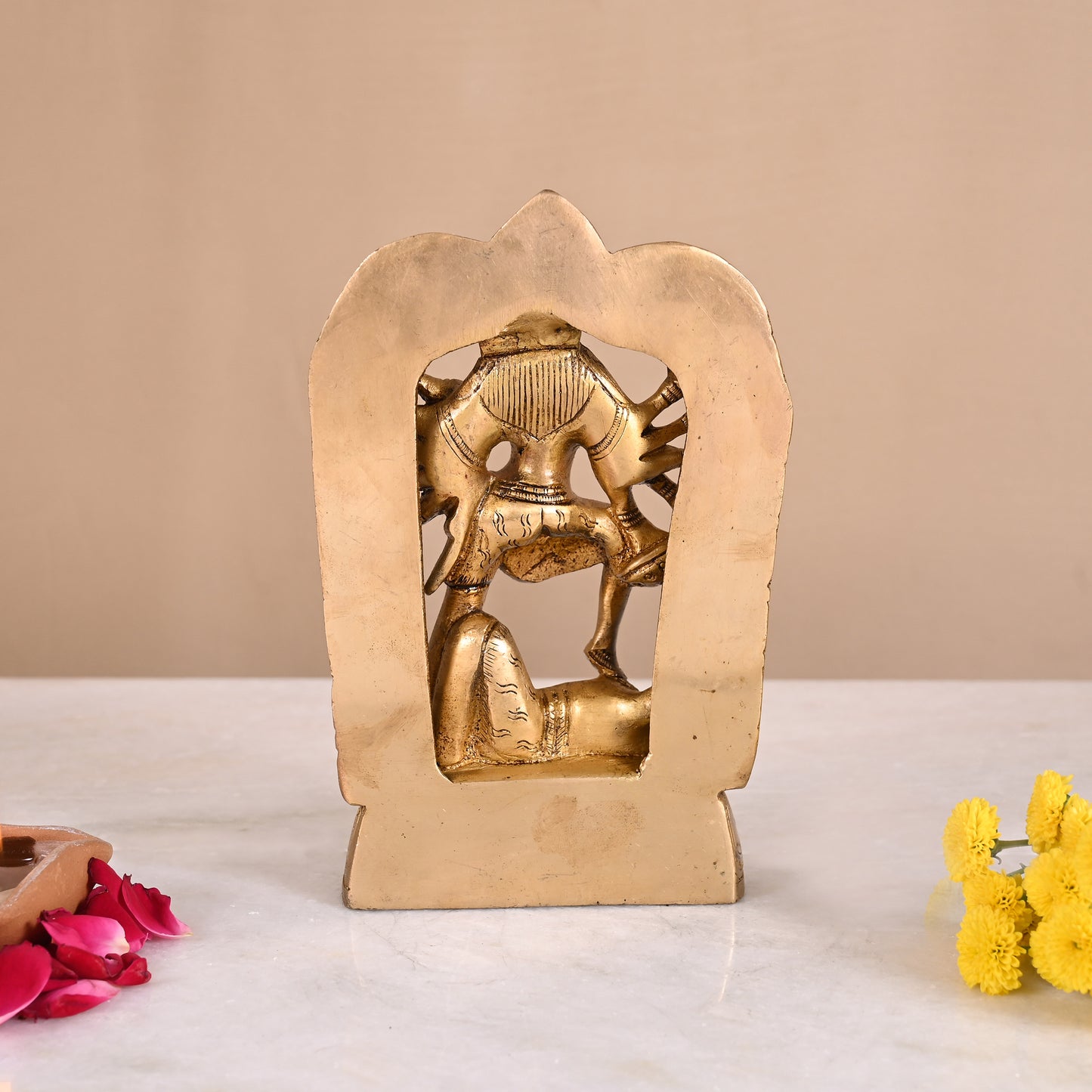 Brass Godess Kali Idol (6.5")