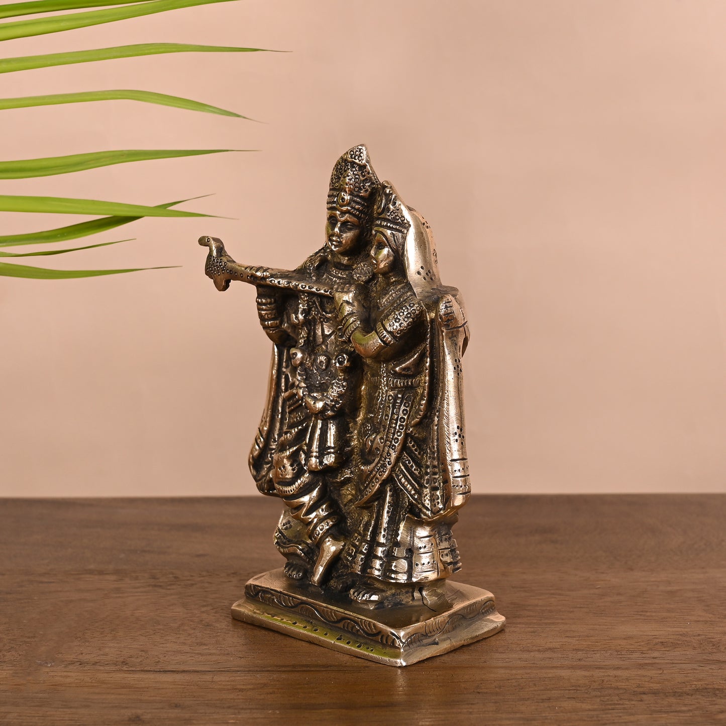 Brass Radha Krishna ( 6" )