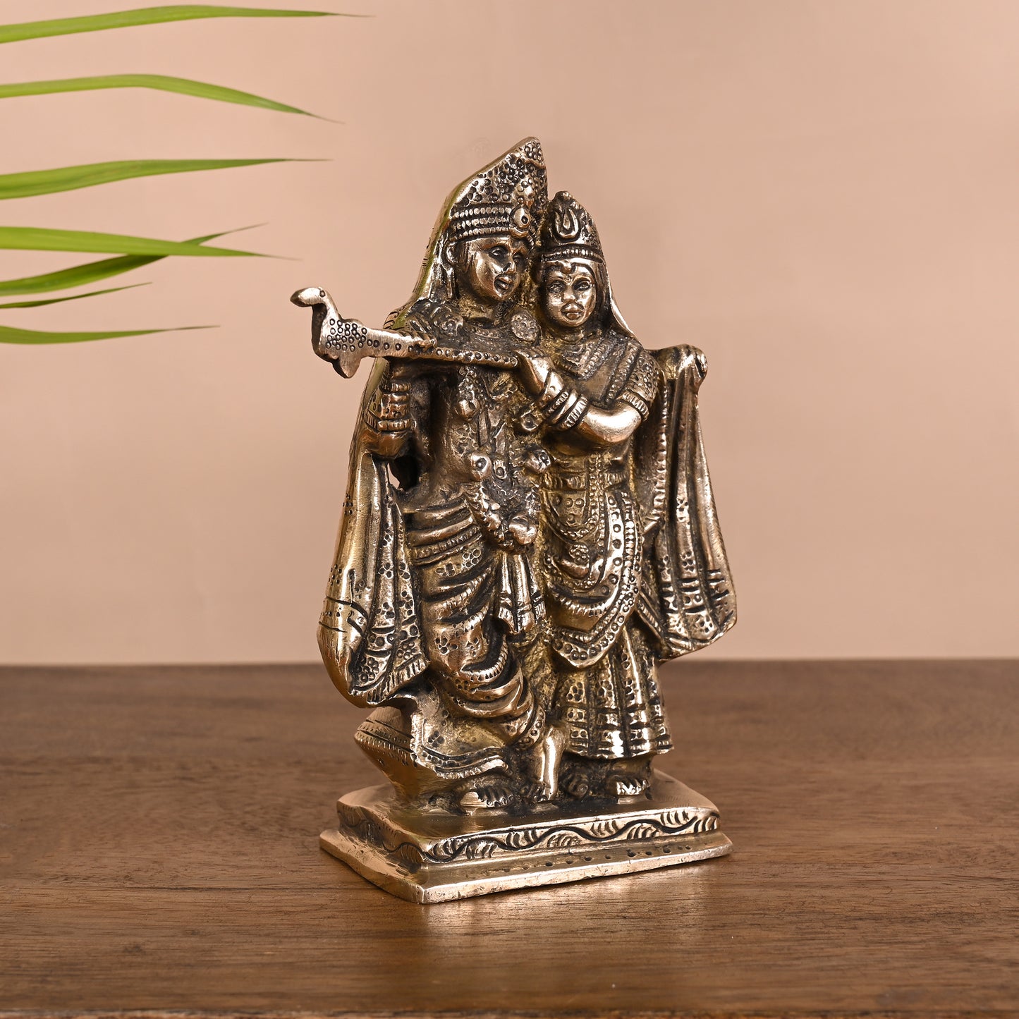 Brass Radha Krishna ( 6" )