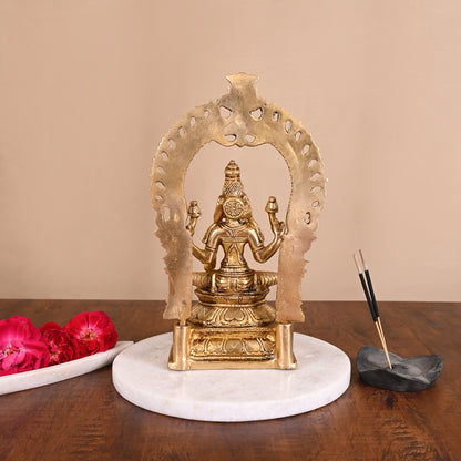 Lakshmi Narasimha Brass Idol (7")