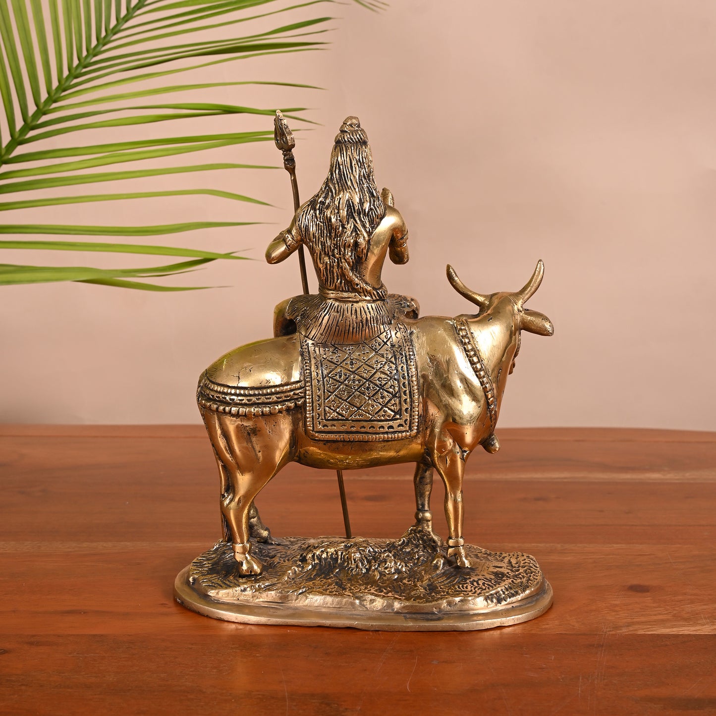 Brass Shiv Nandi Murti (8.5")