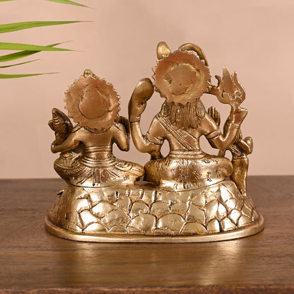 Brass Shiv Parivar Murti (5.5" )