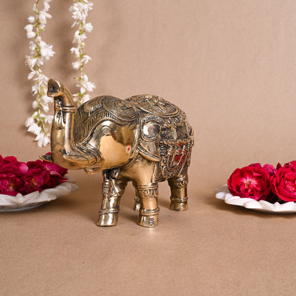 Brass Deorative Elephant ( 6.5" )