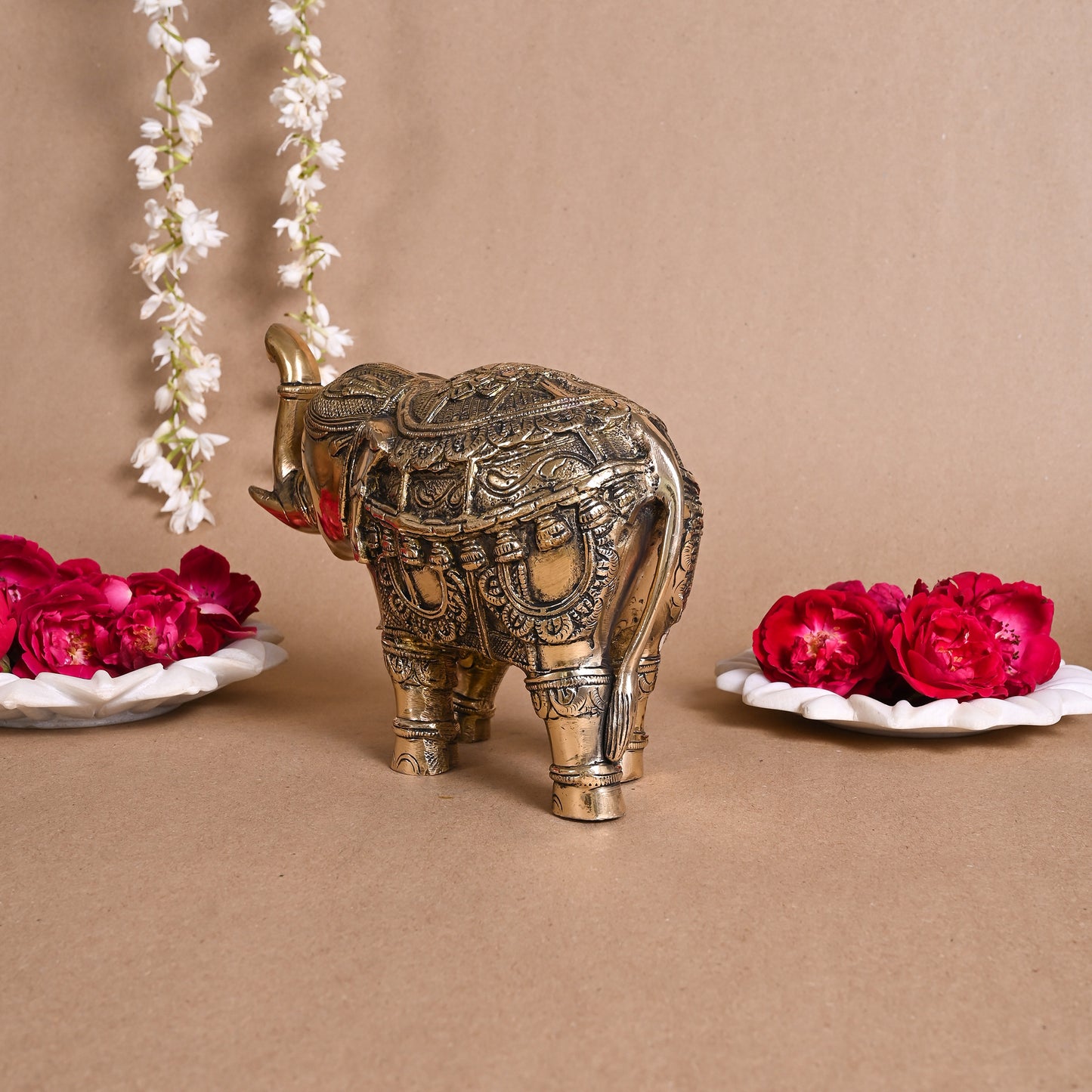 Brass Deorative Elephant ( 6.5" )