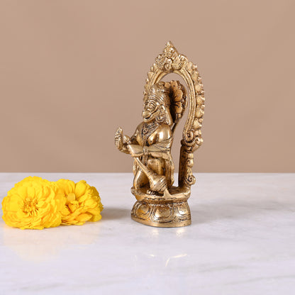 Brass Hanuman Murti ( 7" )