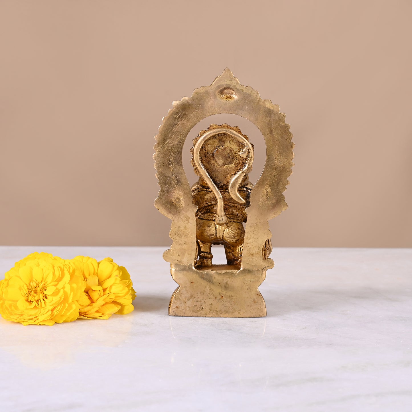Brass Hanuman Murti ( 7" )