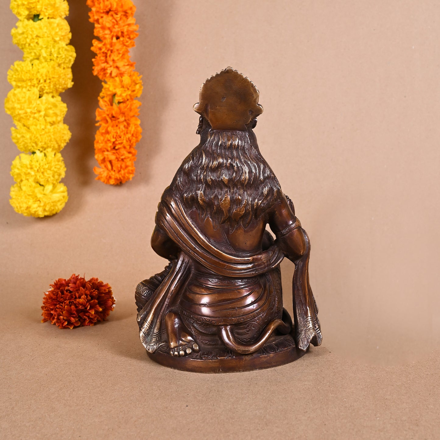 Brass Hanuman Idol ( 9")